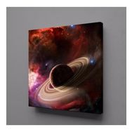 Technopa Gezegen Temalı 110x110 cm Kanvas Tablo