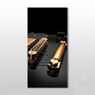 Technopa Gitar Telleri 120x180 cm Kanvas Tablo