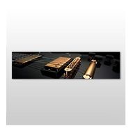 Technopa Gitar Telleri 120x40 cm Kanvas Tablo