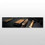 Technopa Gitar Telleri 150x50 cm Kanvas Tablo