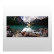 Technopa Göl Manzarası 60x30 cm Kanvas Tablo
