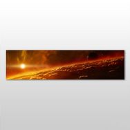 Technopa Güneş ve Gökyüzü 150x50 cm Kanvas Tablo