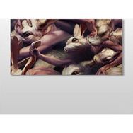 Technopa Hamster 240x120 cm Kanvas Tablo