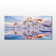 Technopa Karlı Dağ 140x70 cm Kanvas Tablo