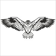 Technopa Kartal 60 cm Folyo Duvar Stickerı