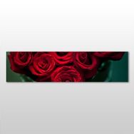 Technopa Kırmızı Gül 120x40 cm Kanvas Tablo