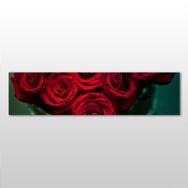 Technopa Kırmızı Gül 90x30 cm Kanvas Tablo