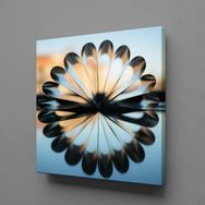 Technopa Kıvrımlar 50x50 cm Kanvas Tablo