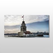 Technopa Kız Kulesi Istanbul 140x70 cm Kanvas Tablo
