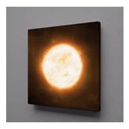 Technopa Kızgın Güneş Temalı 60x60 cm Kanvas Tablo