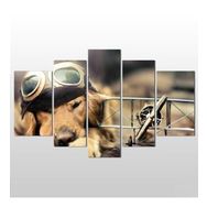 Technopa Köpek 260x150 cm Kanvas Tablo