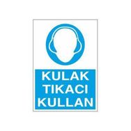 Technopa Kulaklık Tıkacı Kullan Uyarı Levhası