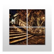 Technopa Merdiven 70x70 cm Kanvas Tablo