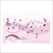 Technopa Müzik Notası 40 cm Folyo Duvar Stickerı