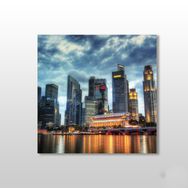 Technopa New York Manzara 100x100 cm Kanvas Tablo