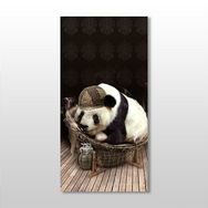 Technopa Panda 120x180 cm Kanvas Tablo