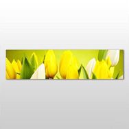 Technopa Sarı Laleler 60x20 cm Kanvas Tablo