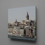 Technopa Şehir Görüntüsü 100x100 cm Kanvas Tablo