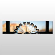 Technopa Soyut Papatya 300x100 cm Kanvas Tablo