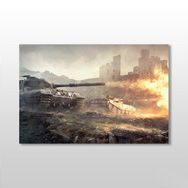 Technopa Tank 105x70 cm Kanvas Tablo