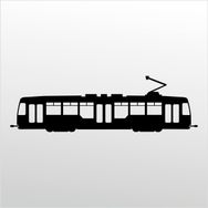 Technopa Tramvay 20 cm Folyo Duvar Stickerı