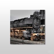Technopa Tren Yaklaşırken 190x190 cm Kanvas Tablo