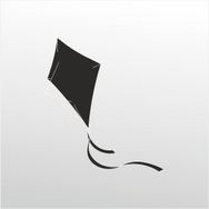 Technopa Uçurtma 90 cm Folyo Duvar Stickerı
