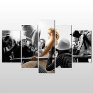 Technopa Ünlü Kadın 155x90 cm Kanvas Tablo