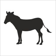 Technopa Zebra 60 cm Folyo Duvar Stickerı