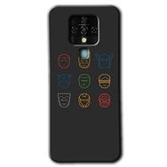 Tecno Camon 16 Avengers Minimalism Baskılı Uyumlu Silikon Kılıf