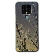 Tecno Camon 16 Branches Flowers Baskılı Uyumlu Silikon Kılıf