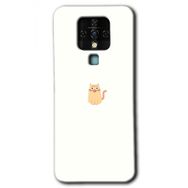 Tecno Camon 16 Cat Minimalism Baskılı Uyumlu Silikon Kılıf