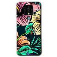 Tecno Camon 16 Çizim Çiçekler Baskılı Uyumlu Silikon Kılıf