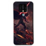 Tecno Camon 16 Darh Vader Wars Baskılı Uyumlu Silikon Kılıf