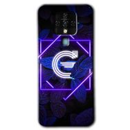 Tecno Camon 16 Dark Neon Yaprak G Harfi Baskılı Uyumlu Silikon Kılıf