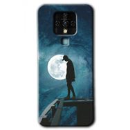 Tecno Camon 16 Dolunay Yalnızlık Baskılı Uyumlu Silikon Kılıf