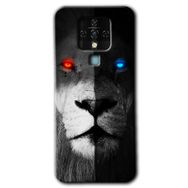Tecno Camon 16 Fire and Ice Lion Baskılı Uyumlu Silikon Kılıf