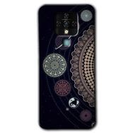 Tecno Camon 16 Gezegen Döngüsü Baskılı Uyumlu Silikon Kılıf
