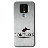 Tecno Camon 16 Göktürk Baskılı Uyumlu Silikon Kılıf