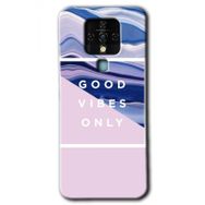 Tecno Camon 16 Good Vibes Baskılı Uyumlu Silikon Kılıf