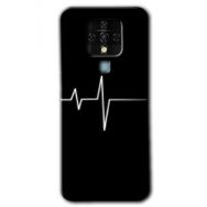 Tecno Camon 16 Heart Rytm Baskılı Uyumlu Silikon Kılıf