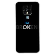 Tecno Camon 16 Im Broken Baskılı Uyumlu Silikon Kılıf