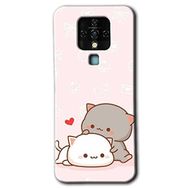 Tecno Camon 16 Kedi Aşkı Baskılı Uyumlu Silikon Kılıf