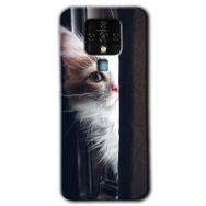 Tecno Camon 16 Kedi Bakışı Baskılı Uyumlu Silikon Kılıf