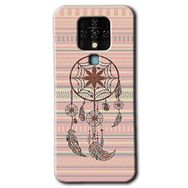 Tecno Camon 16 Mandala Retro Baskılı Uyumlu Silikon Kılıf