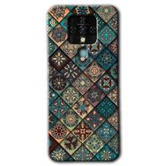 Tecno Camon 16 Mat Mandala Baskılı Uyumlu Silikon Kılıf