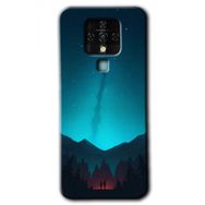 Tecno Camon 16 Night Fores Mount Baskılı Uyumlu Silikon Kılıf