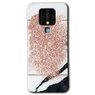 Tecno Camon 16 Simli Mermer Baskılı Uyumlu Silikon Kılıf