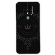Tecno Camon 16 Siyah Mandala 1 Baskılı Uyumlu Silikon Kılıf
