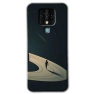 Tecno Camon 16 Space Planet Baskılı Uyumlu Silikon Kılıf